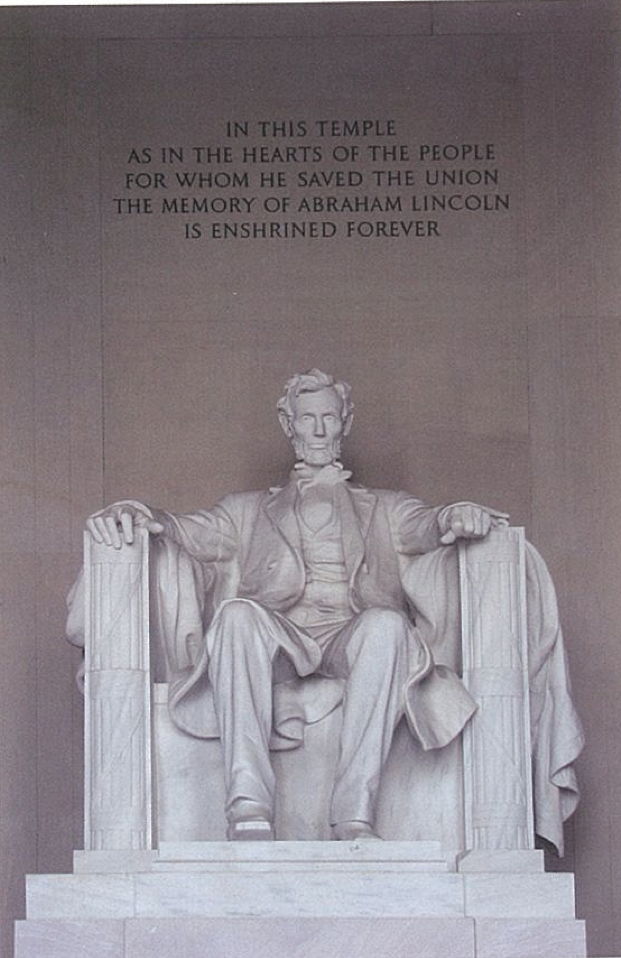 Fig.13. Daniel French, Lincoln Seated, Lincoln Memorial, Washington DC. Photo by Prentis T. Keener, Jr.