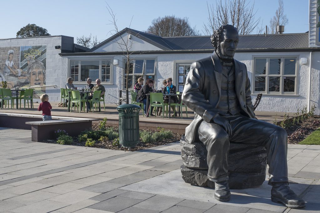 Statue of Charles Rooking Carter at Millenium Square, Carterton